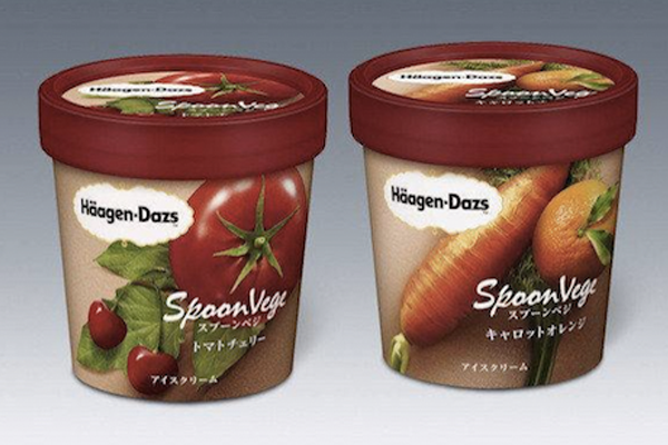 Haagen Dazs sabor tomate y zanahoria